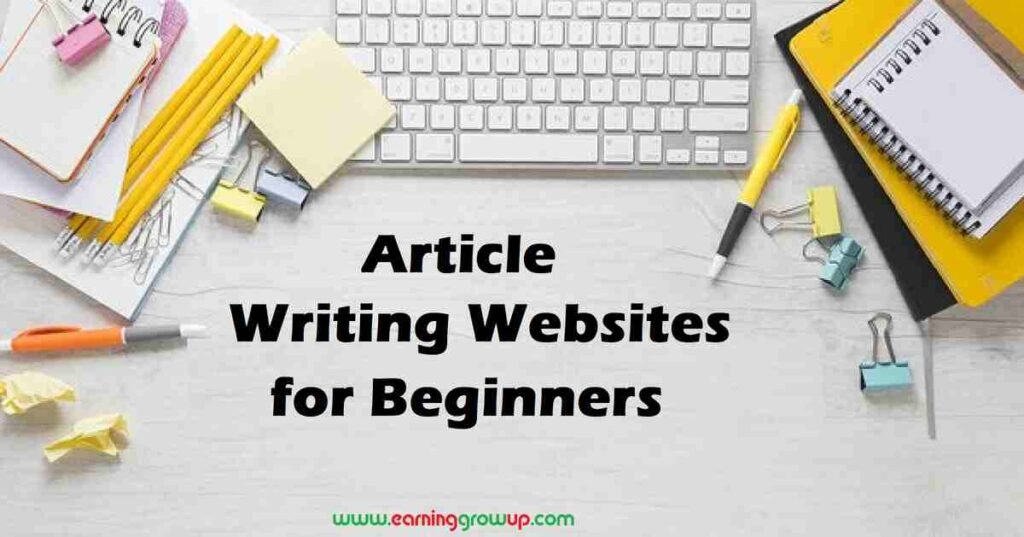 Article Writing Website for Beginners