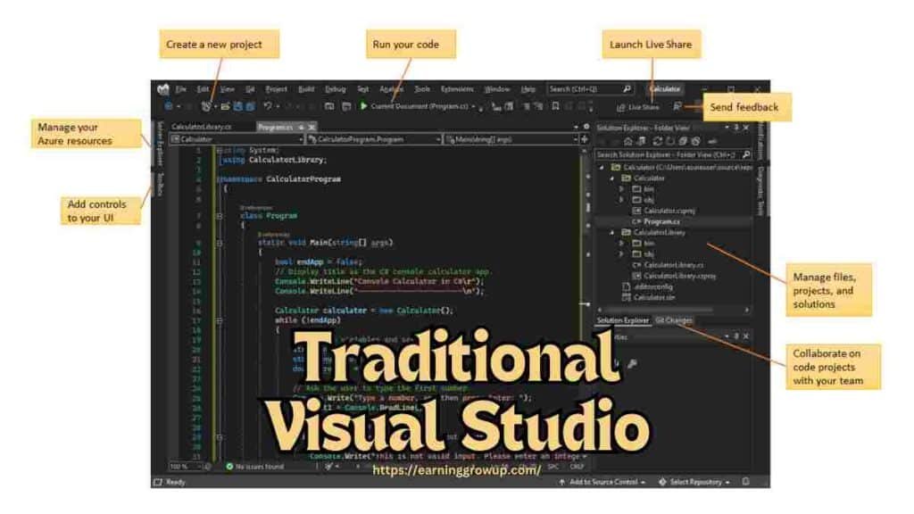 Traditional Visual Studio